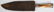 19TH CENTURY BOWIE KNIFE WITH LEATHER SCABBARD. - 8