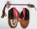 19TH CENT. AMER INDIAN CHILD MOCCASINS & TOMAHAWK