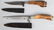 2 - 19TH CENTURY GERMAN STAG HANDLE DAGGERS (2)