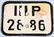 WWII NAZI GERMAN AUTOMOBILE PLATE