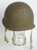 WWII U.S. ARMY FIXED BALE FRONT SEAM M-1 HELMET - 2