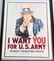 VIETNAM WAR 1968 "I WANT YOU.." RECRUITING POSTER