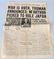 WWII HISTORIC CLEVELAND NEWSPAPER LOT - WAR OVER - 3