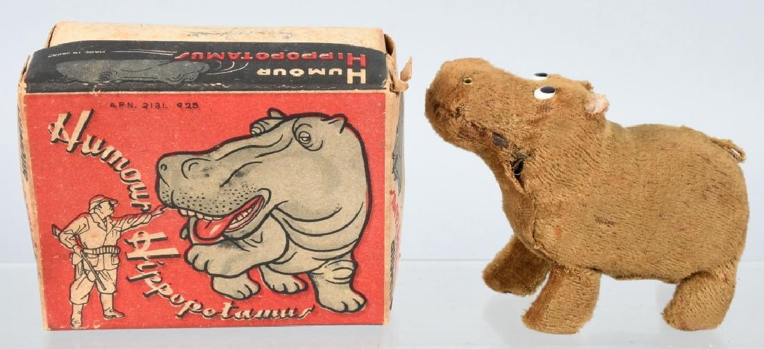 JAPAN Windup HUMOR HIPPOPOTAMUS w/ BOX (1 of 7)
