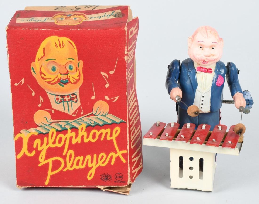 JAPAN WINDUP XYLOPHONE PLAYER, BOXED (1 of 5)