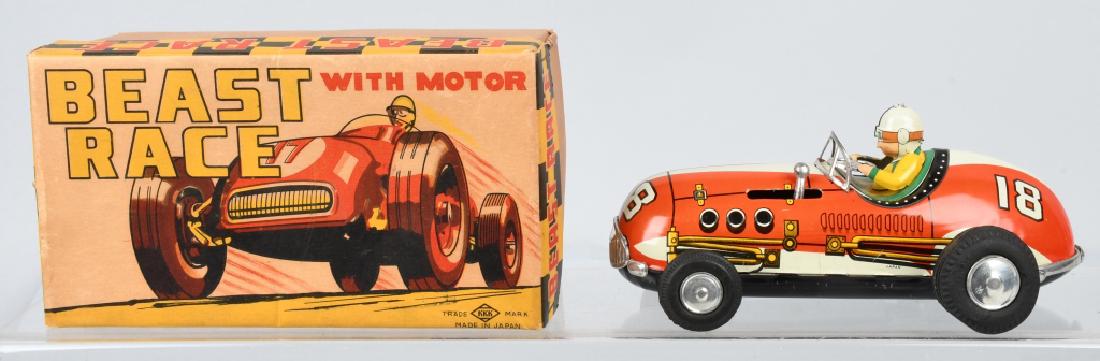 JAPAN Battery Op BEAST RACE CAR w/ BOX (1 of 8)