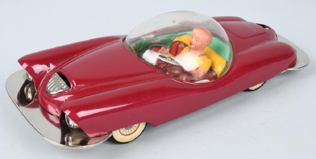LINEMAR Tin Friction FUTURISTIC ROADSTER 1956 (1 of 5)