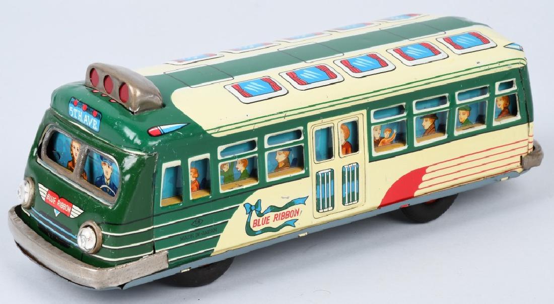 JAPAN Tin Friction BLUE RIBBON BUS (1 of 5)