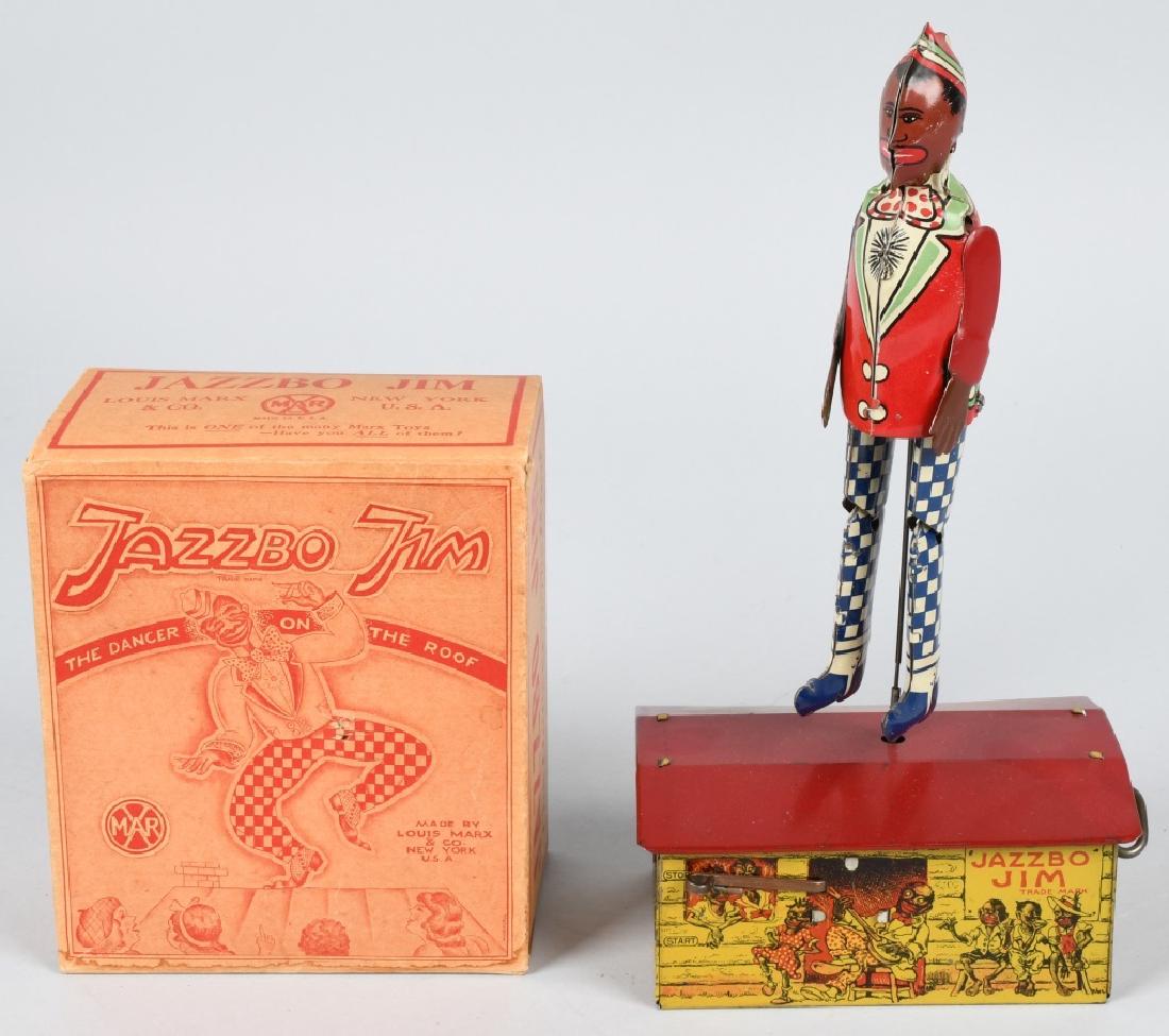 MARX Tin Windup JAZZBO JIM w/ BOX 1st Version (1 of 8)