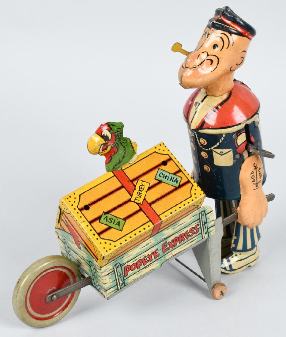 MARX Tin Windup POPEYE EXPRESS w/ PARROT (1 of 7)
