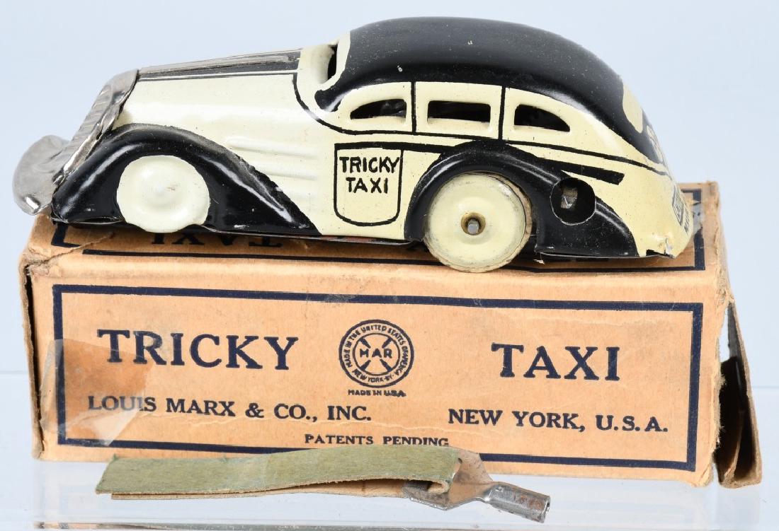 MARX Tin Windup TRICKY TAXi w/ BOX (1 of 3)