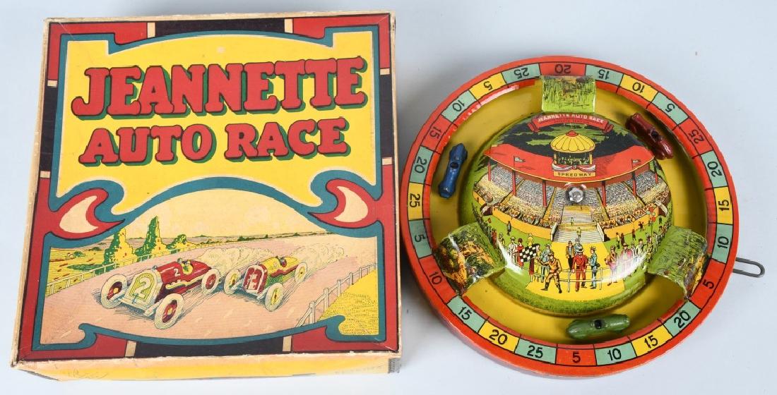 JEANNETTE Tin Windup AUTO RACE w/ BOX (1 of 8)