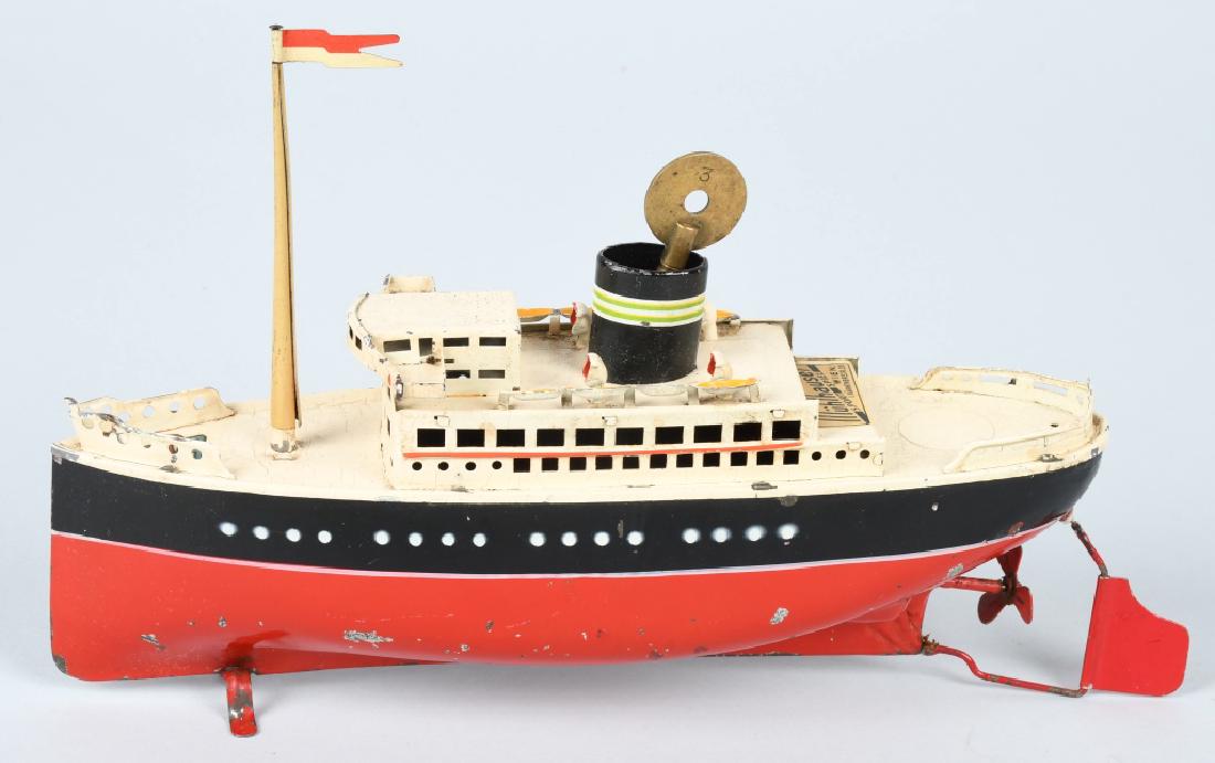 GERMAN ARNOLD TIN WINDUP OCEAN LINER (1 of 7)
