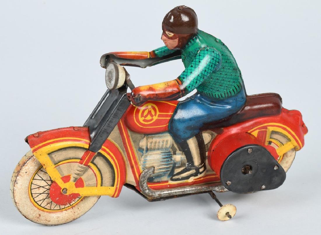 SOVIET RUSSIA TIN WINDUP MOTORCYCLE (1 of 4)