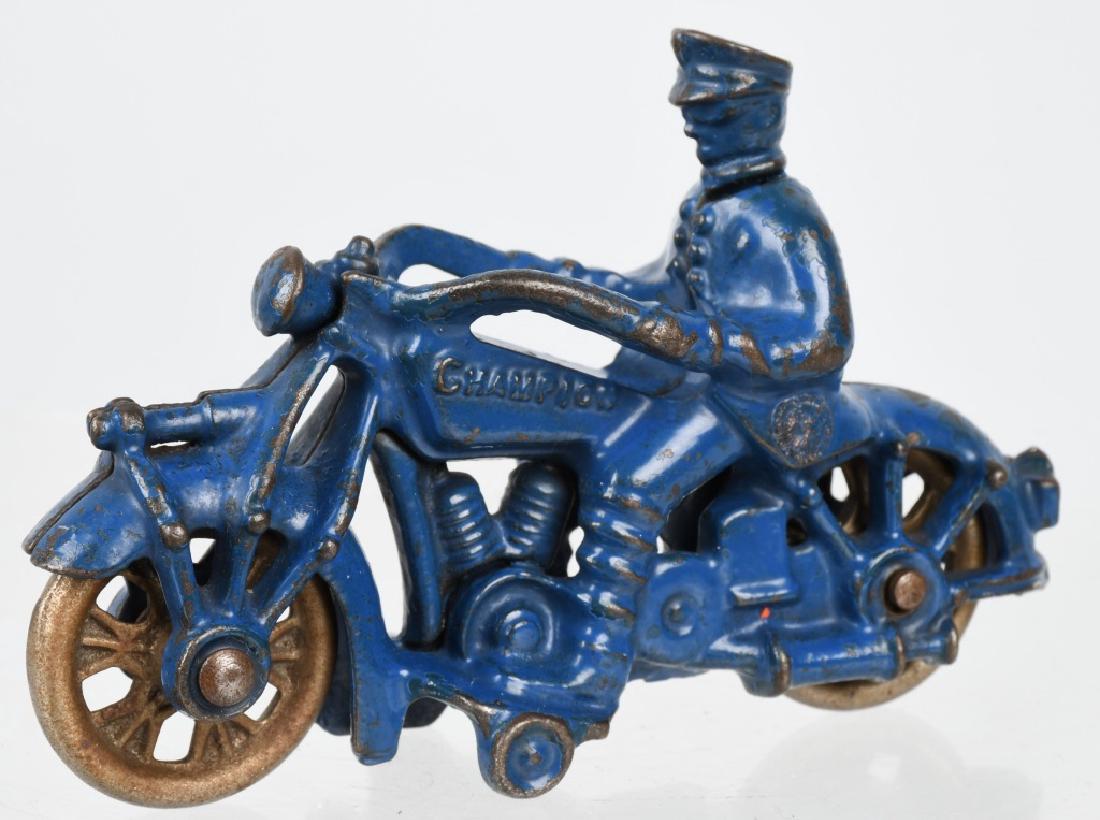CHAMPION 1930's CAST IRON MOTORCYCLE (1 of 4)