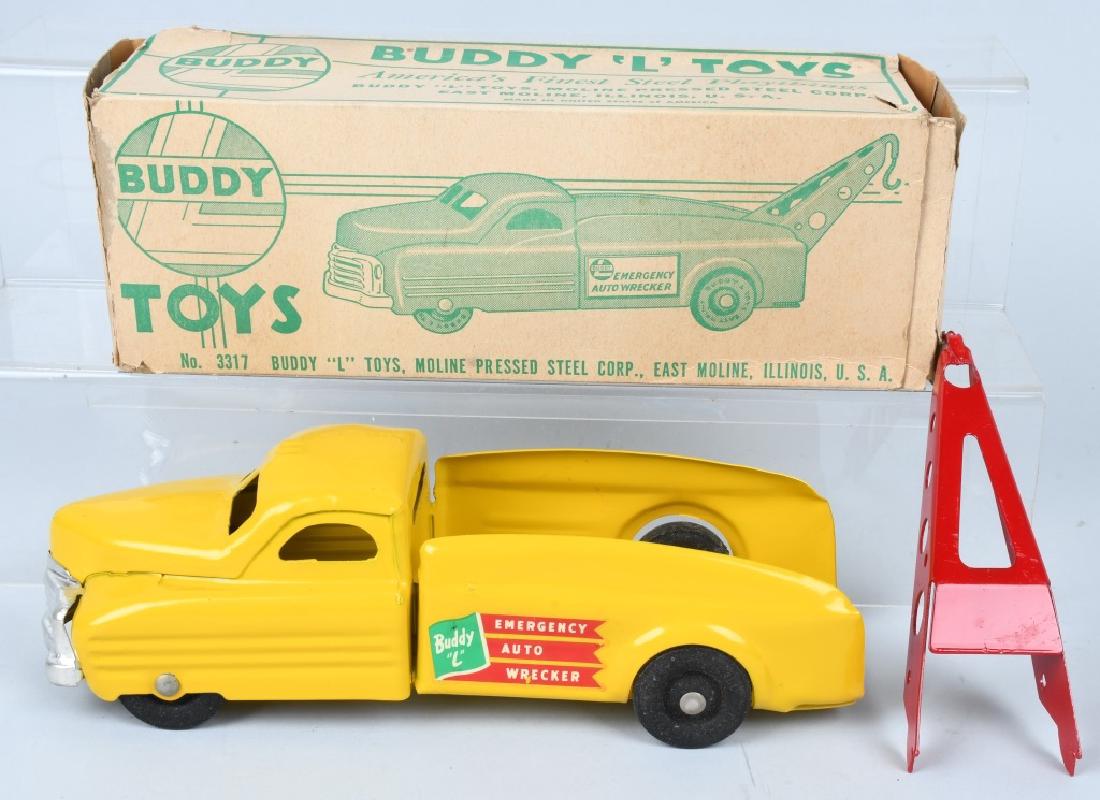 BUDDY L 1950'S WRECKER TRUCK, BOXED (1 of 8)