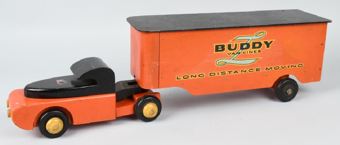 WW2 ERA BUDDY L WOOD VAN LINES TRUCK (1 of 4)