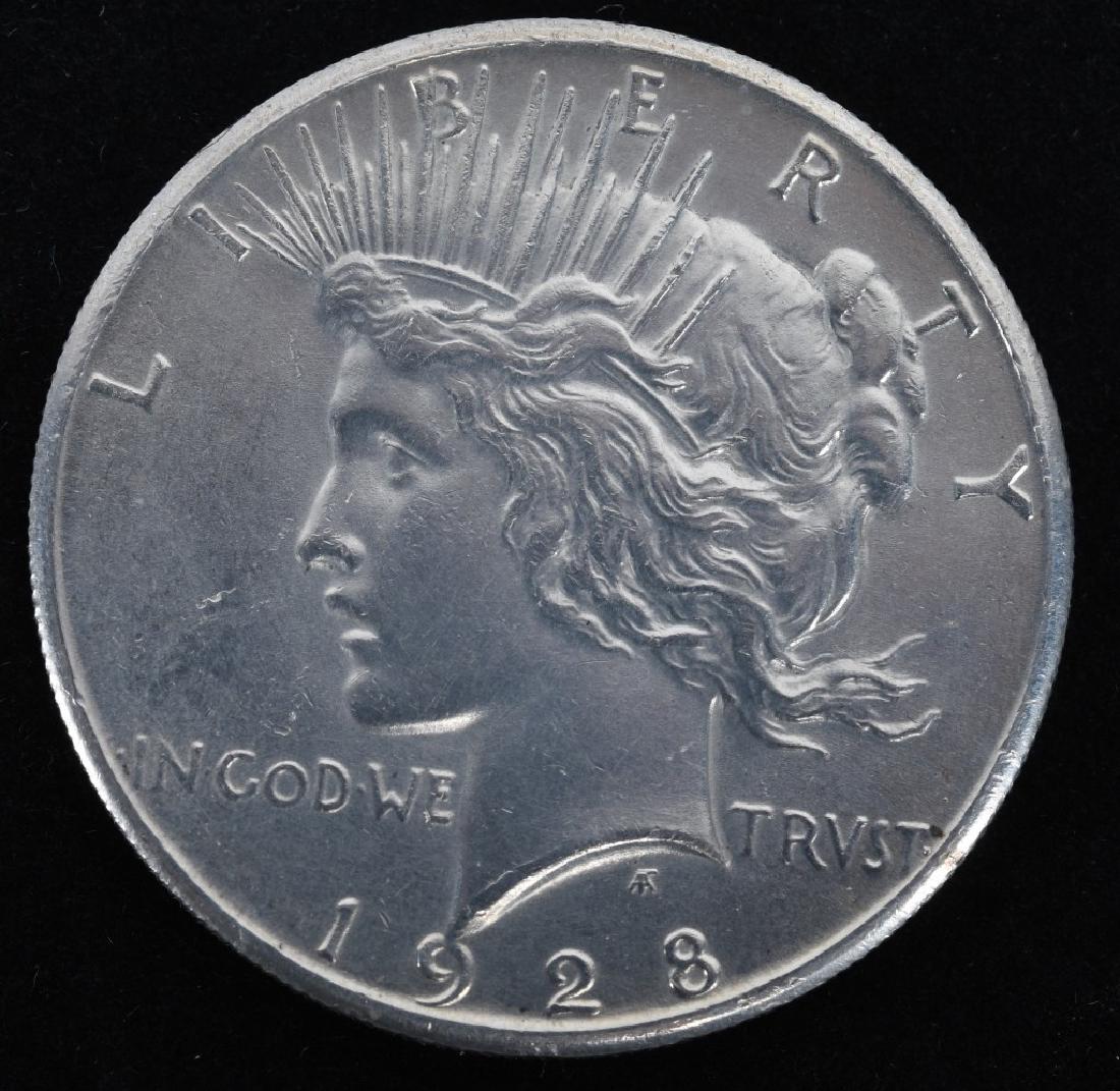 1928-P PEACE SILVER DOLLAR (1 of 2)