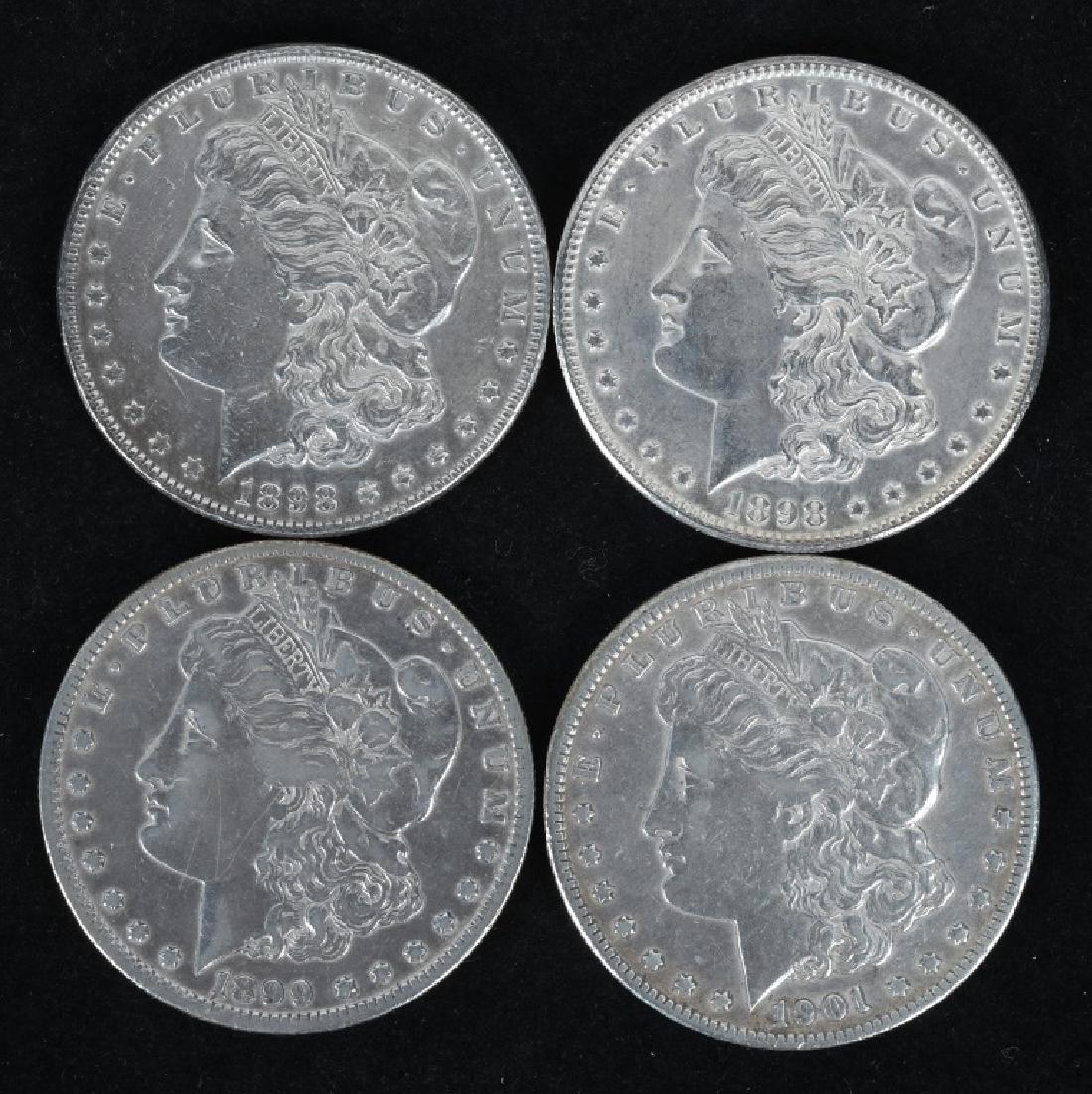 1898, 1898-O, 1899-O, & 1901-O MORGAN DOLLARS (1 of 2)