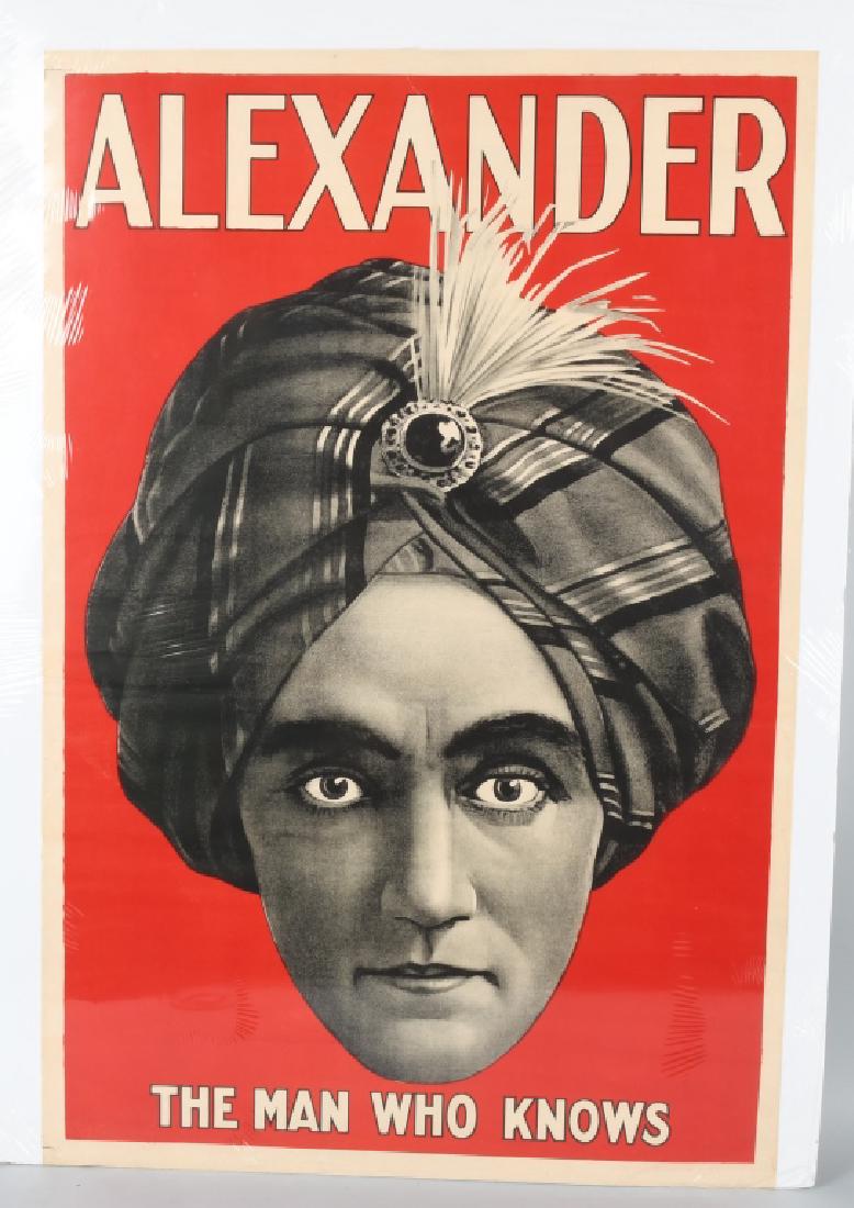 ALEXANDER, VINTAGE MAGIC POSTER (1 of 4)