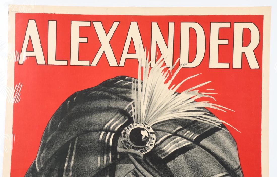 ALEXANDER, VINTAGE MAGIC POSTER - 2