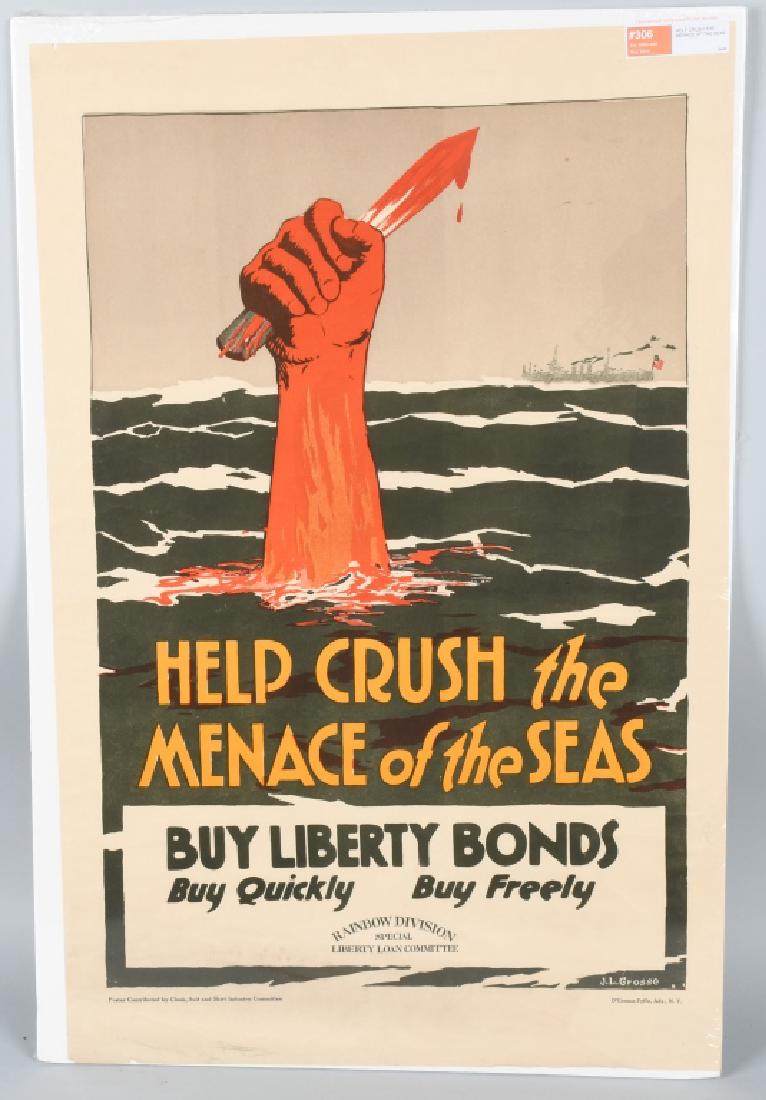 WW1 LIBERTY BONDS PATRIOTIC POSTER (1 of 6)
