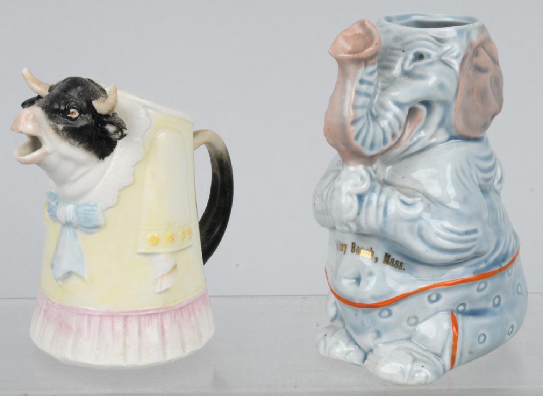 2-GERMAN SCHAFER & VATER COW & ELEPHANT CREAMERS (1 of 9)