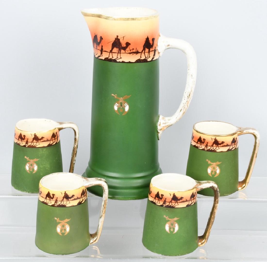 5-PIECE SHRINER of N. AMERICA APPLE CIDER SET (1 of 8)