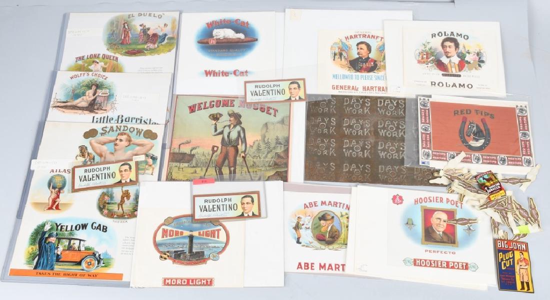 LARGE VINTAGE TOBACCIANA LOT (1 of 7)