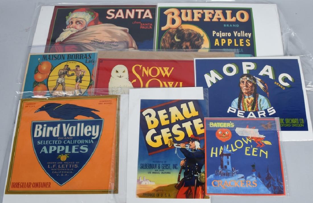 8- VINTAGE CAN LABELS, SANTA, HALLOWEEN & MORE (1 of 6)