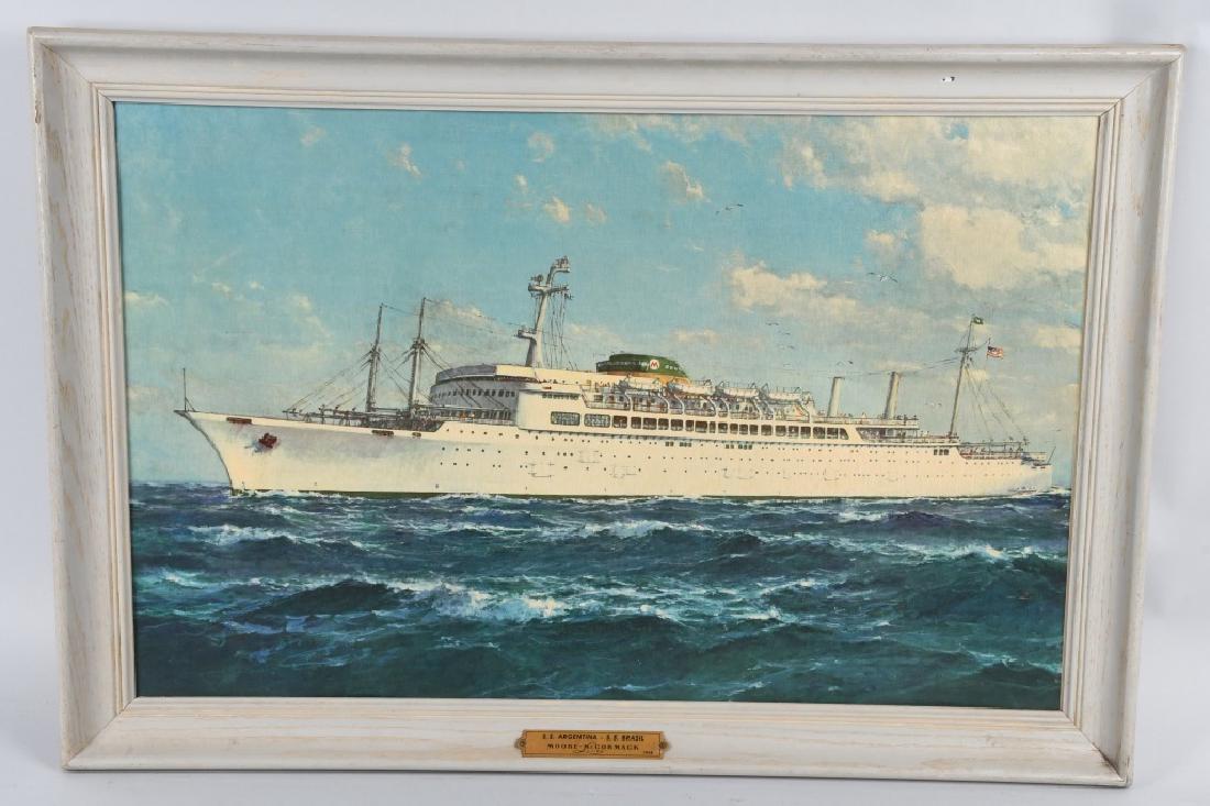 1958 S.S. ARGENTINA MOORE-McCORMACK LINES PRINT (1 of 3)