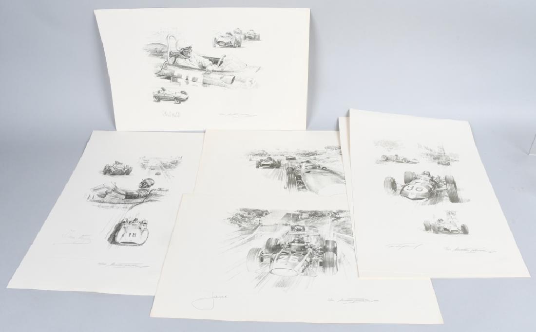 7- MICHAEL TURNER RACER CAR PRINTS SIGNED (1 of 11)