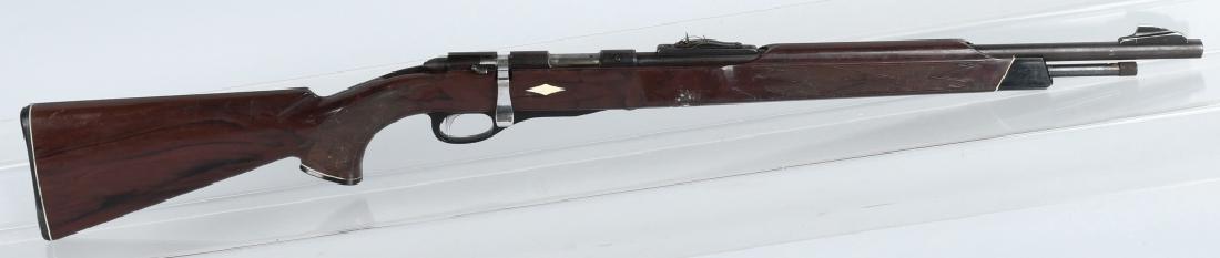 REMINGTON NYLON 12, .22 BOLT RIFLE: SN OJ58, .22 caliber, 19 1/2" barrel with excellent bore. 50% finish, nylon stocks have handling marks. Action works well. Very Good*