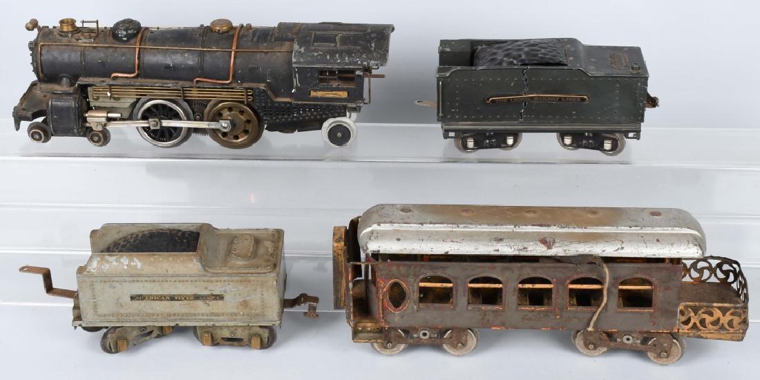 AMERICAN FLYER STD GAUGE PIPE ENGINE & TENDER (1 of 7)