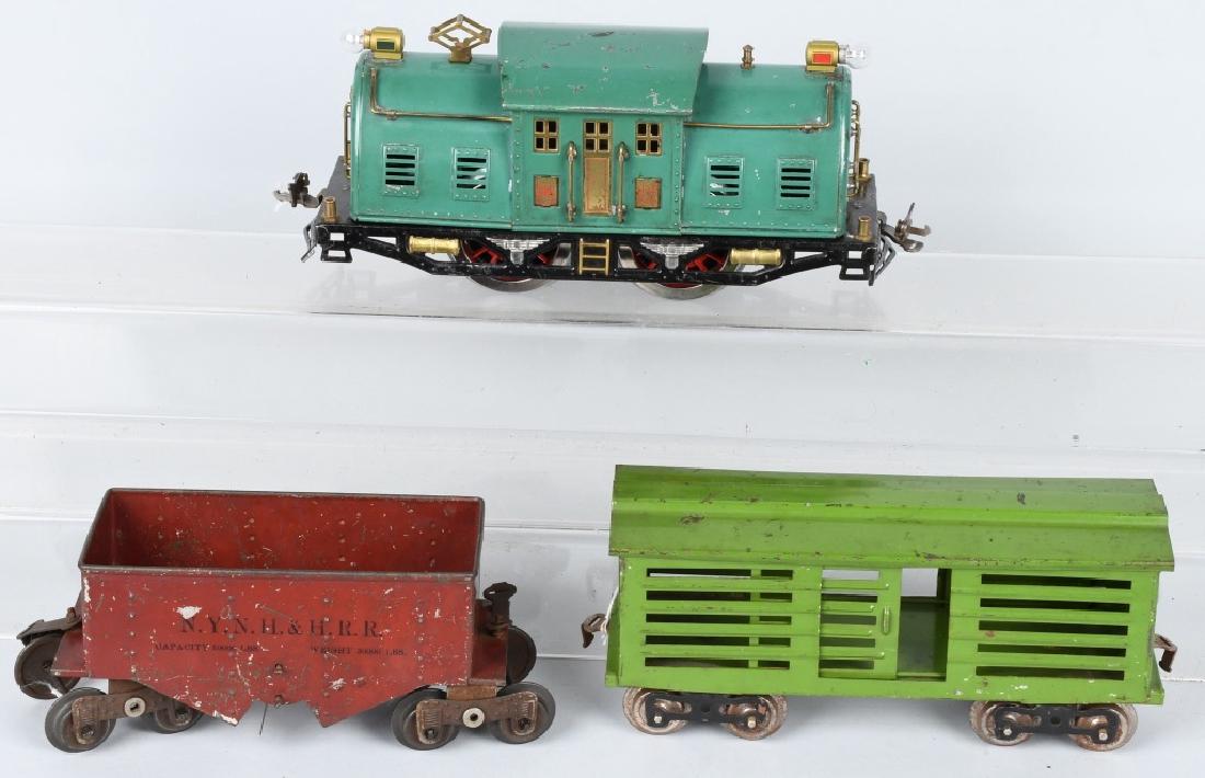 LIONEL STANDARD GA #10E ENGINE & 2 CARS (1 of 5)