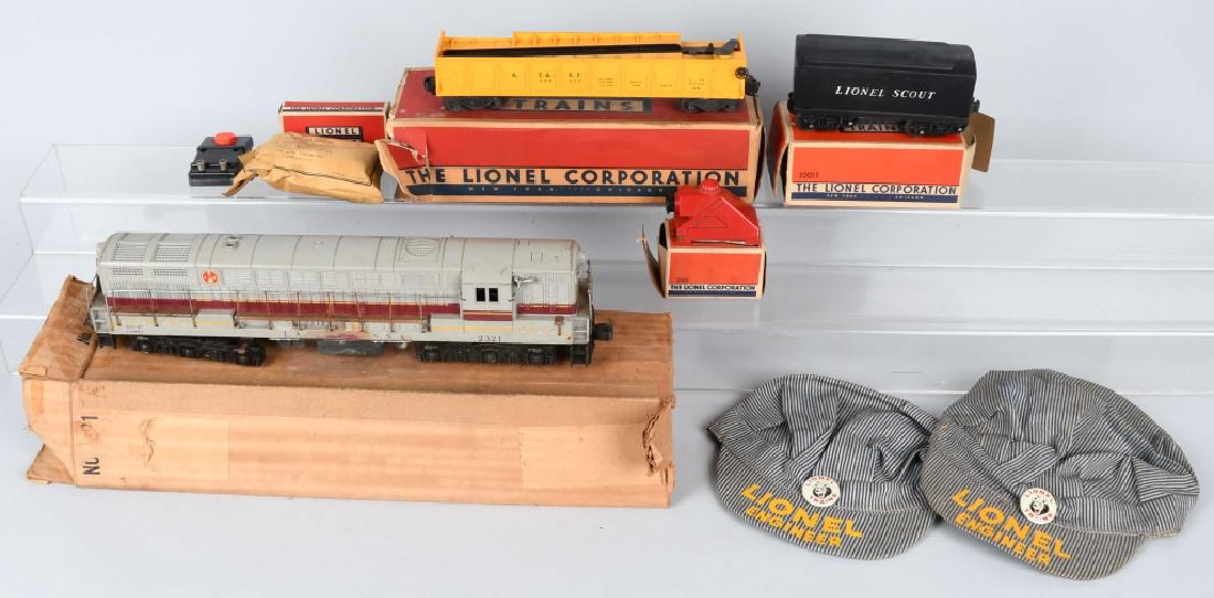 LIONEL LOT 2321 ENGINE, 3562 BARREL CAR & MORE (1 of 6)