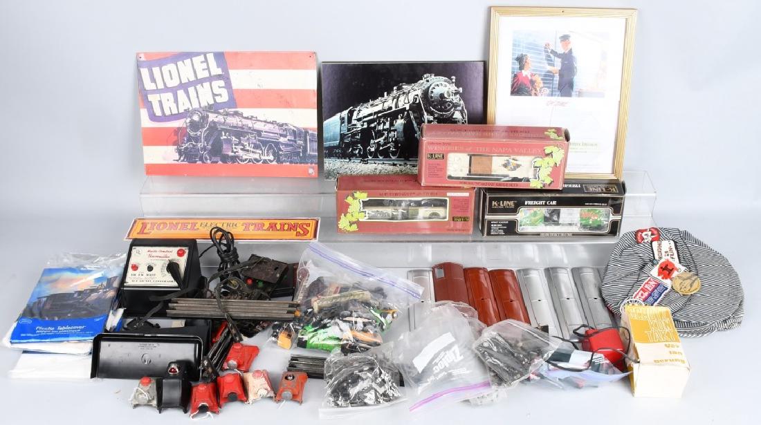 HUGE LOT of TRAIN ITEMS, LIONEL, K-LINE & MORE (1 of 5)