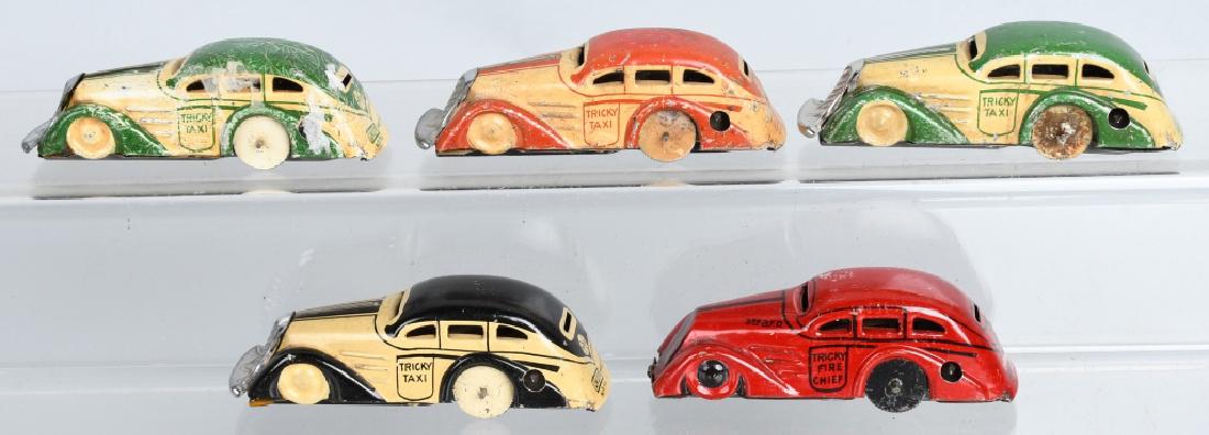 5- MARX Tin Windup TRICKY TAXIS (1 of 3)