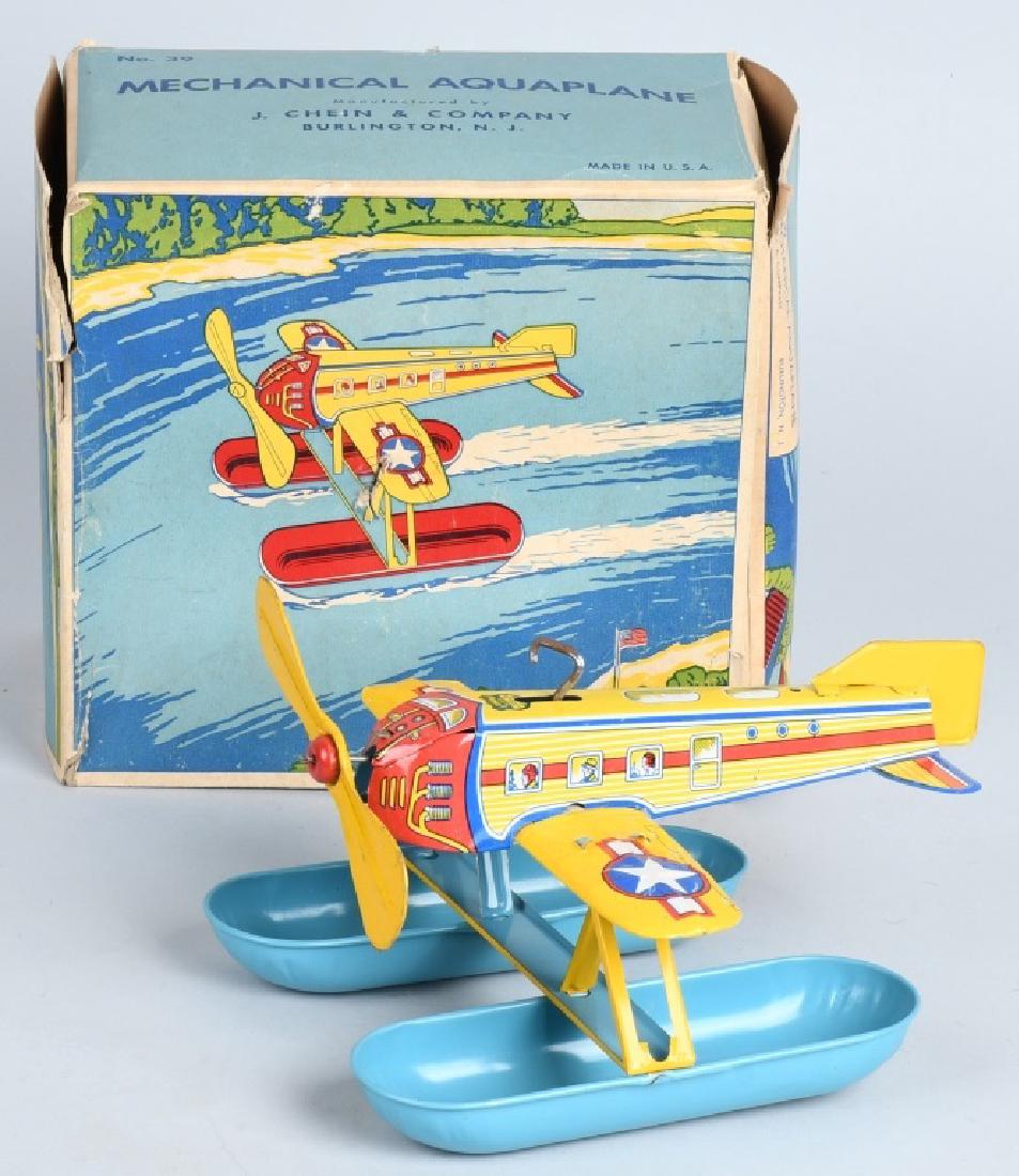 OHIO ART Tin Windup AQUAPLANE w/ BOX (1 of 6)
