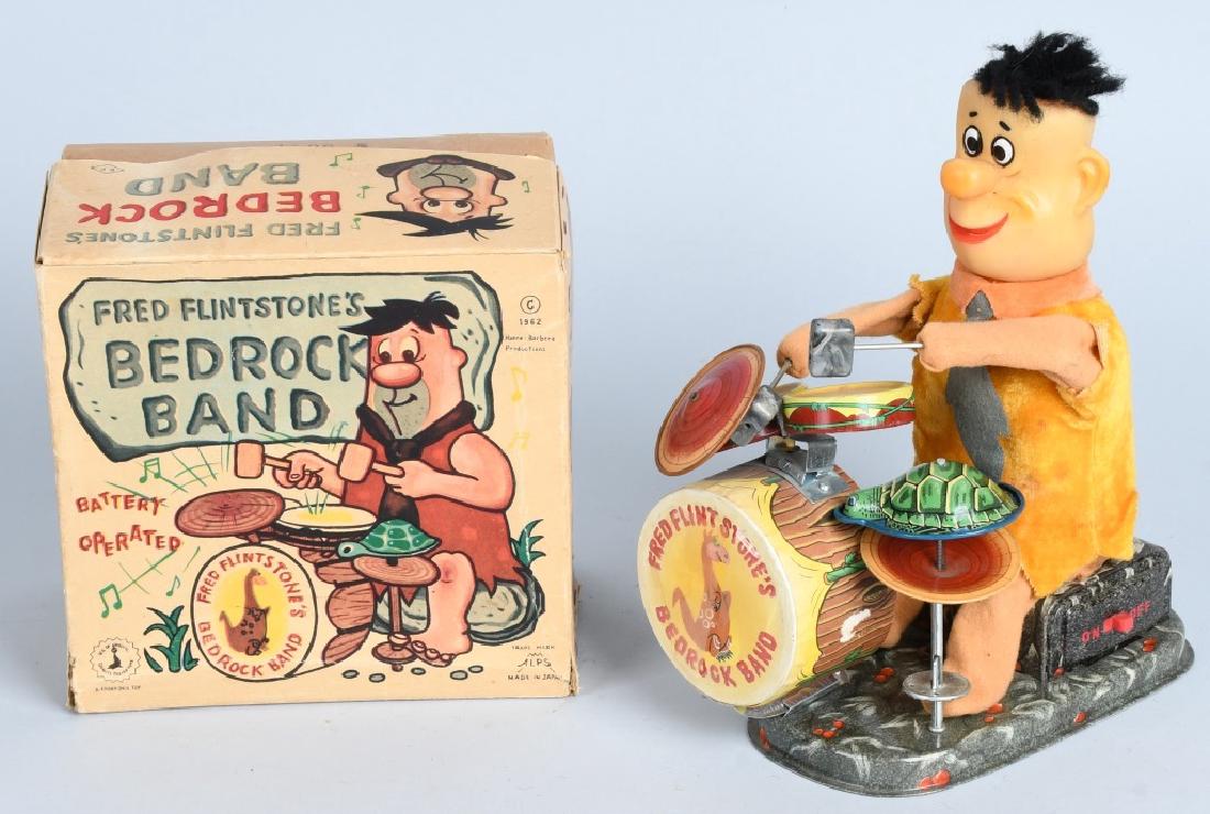 ALPS Battery Op FRED FLINTSTONE BAND w/ BOX (1 of 8)