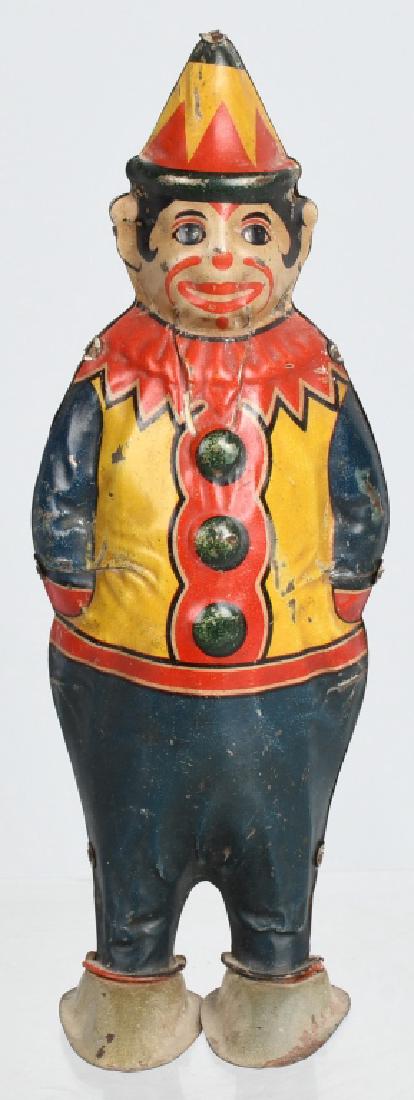 LINSTROM Tin Windup DANCING CLOWN (1 of 4)