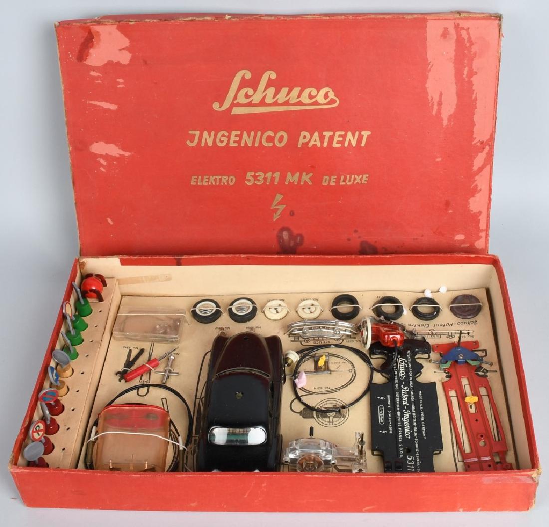 SCHUCO TIN WINDUP 5311 CAR KIT, U.S. ZONE, BOXED (1 of 7)