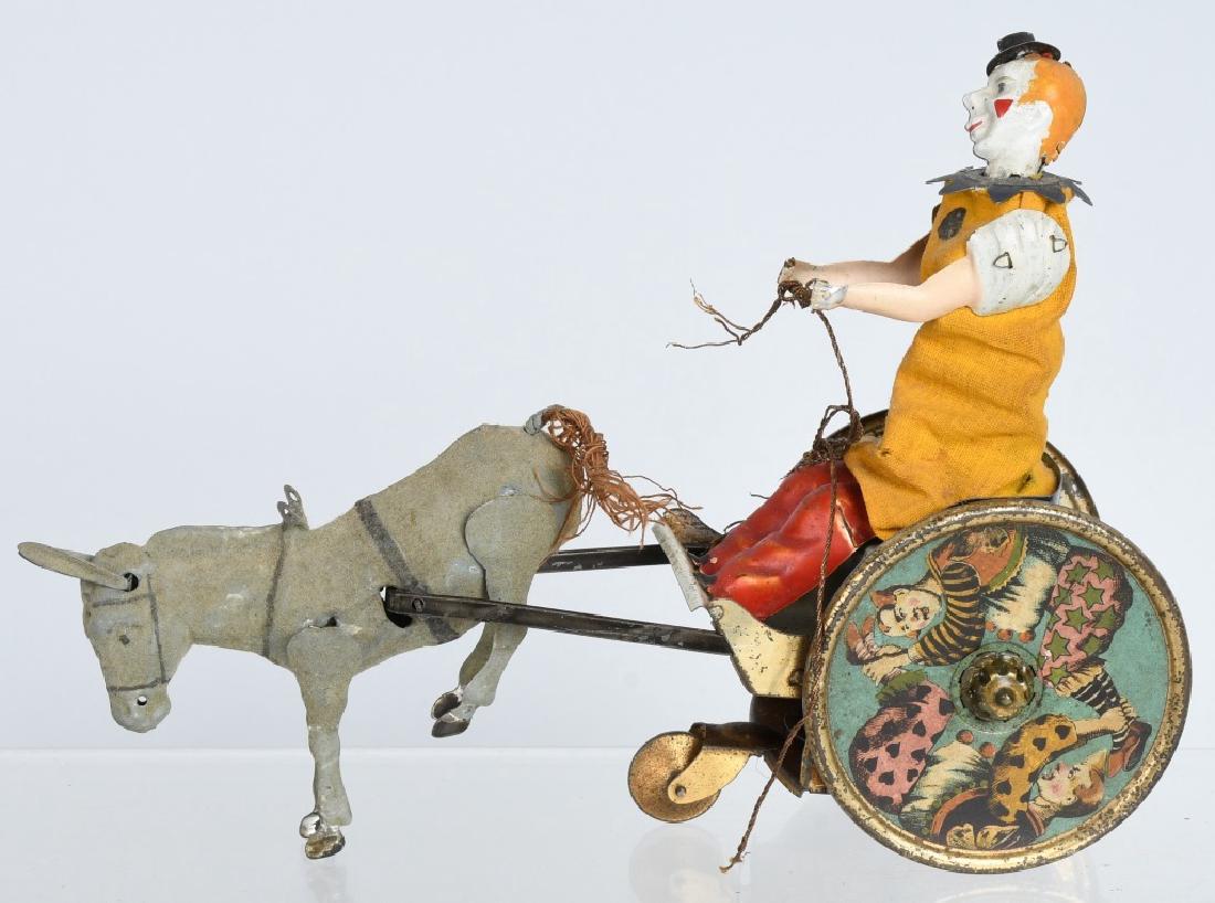 LEHMANN Tin Windup CLOWN & BALKY MULE (1 of 4)
