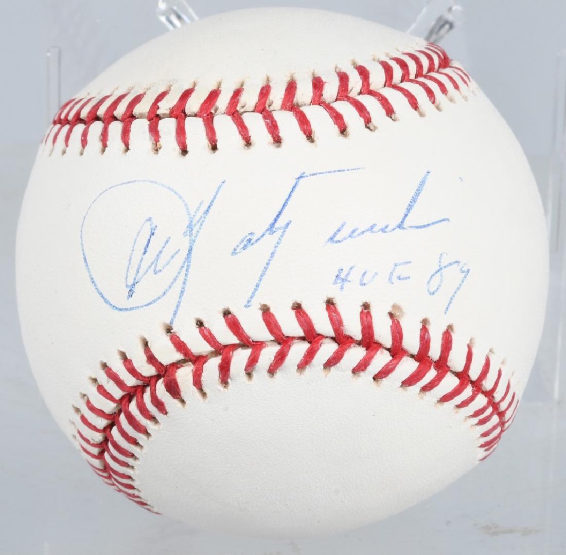 CARL YASTRZEMSKI AUTOGRAPHE BASEBALL STEINER CERT (1 of 3)