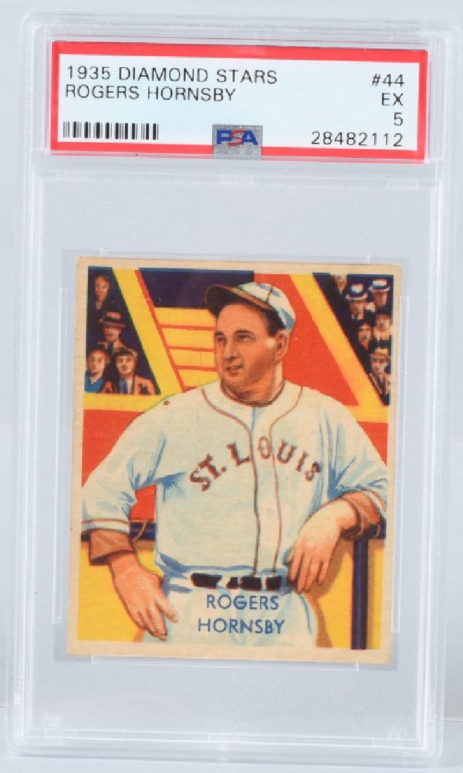 1935 DIAMOND STARS ROGERS HORNSBY CARD #44 PSA (1 of 4)