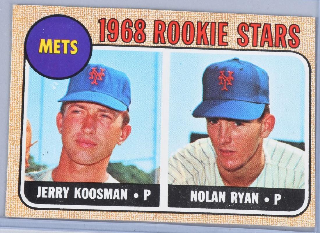 1968 TOPS #177 NOLAN RYAN & KOOSMAN ROOKIE CARD (1 of 2)