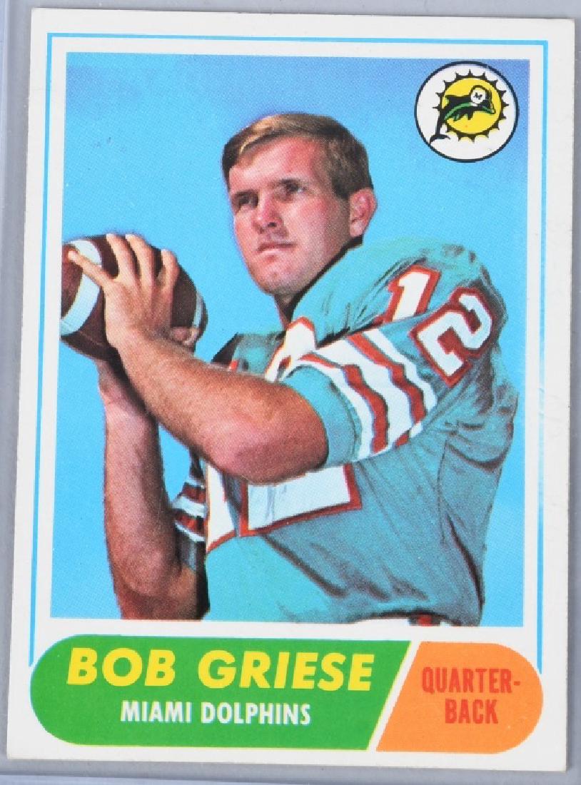 1968 TOPPS #196 BOB GRIESE ROOKIE CARD (1 of 2)