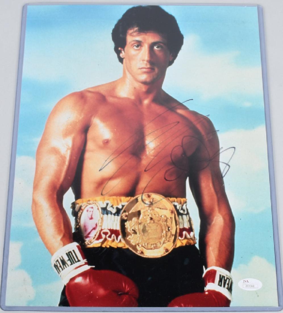 ROCKY SYLVESTER STALONE SIGNED 10X14 PHOTO (1 of 4)