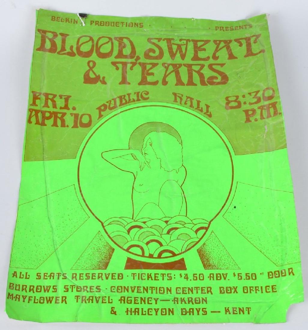 60s BLOOD SWEAT & TEARS CLEVELAND CONCERT POSTER (1 of 4)