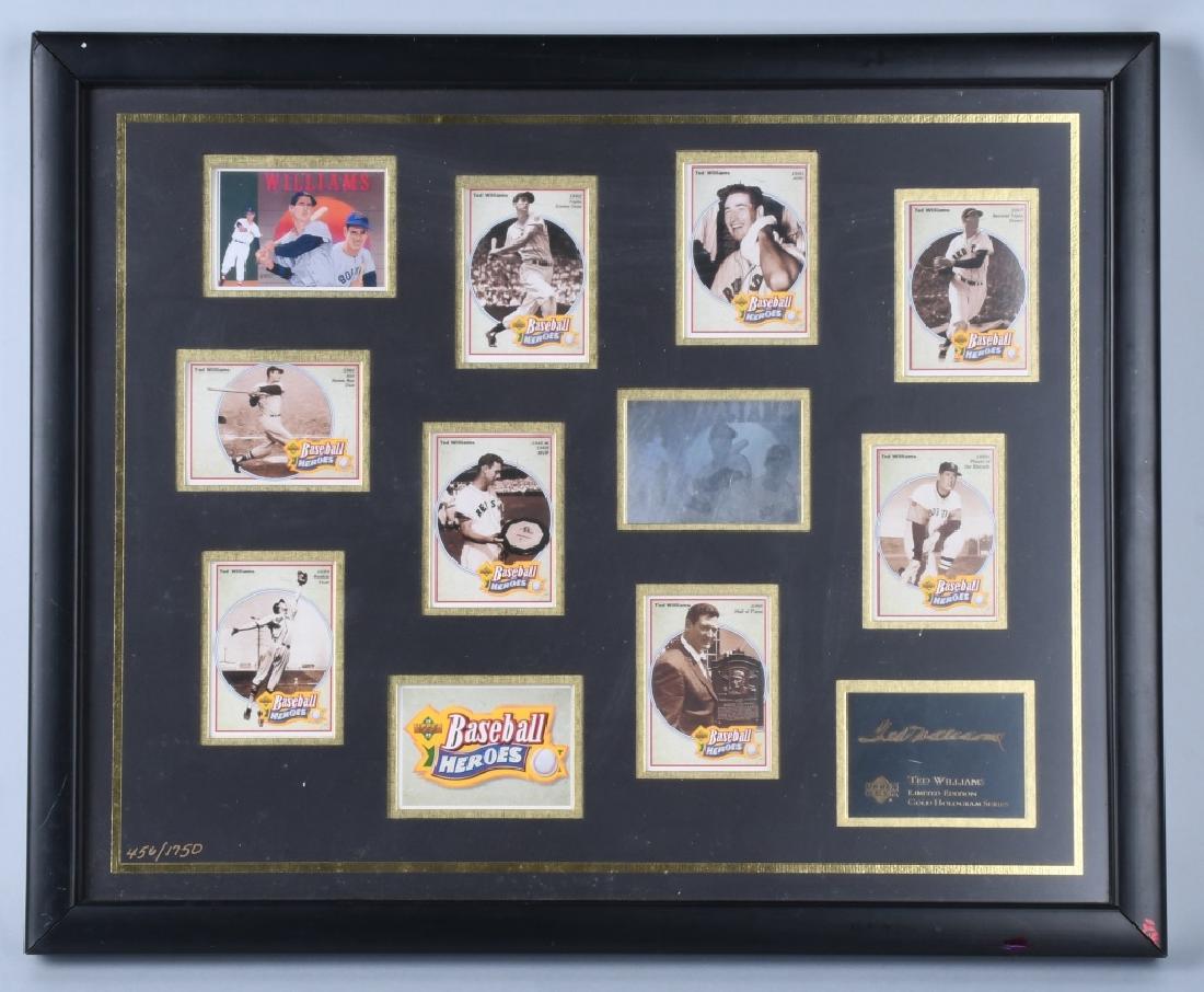 TED WILLIAMS, LIMITED EDITION GOLD HOLOGRAM (1 of 8)
